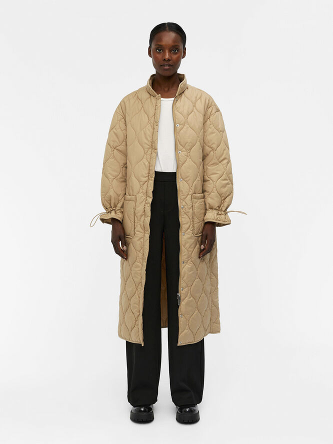 Object OBJLINE LONG QUILTED JACKET NOOS Cornstalk