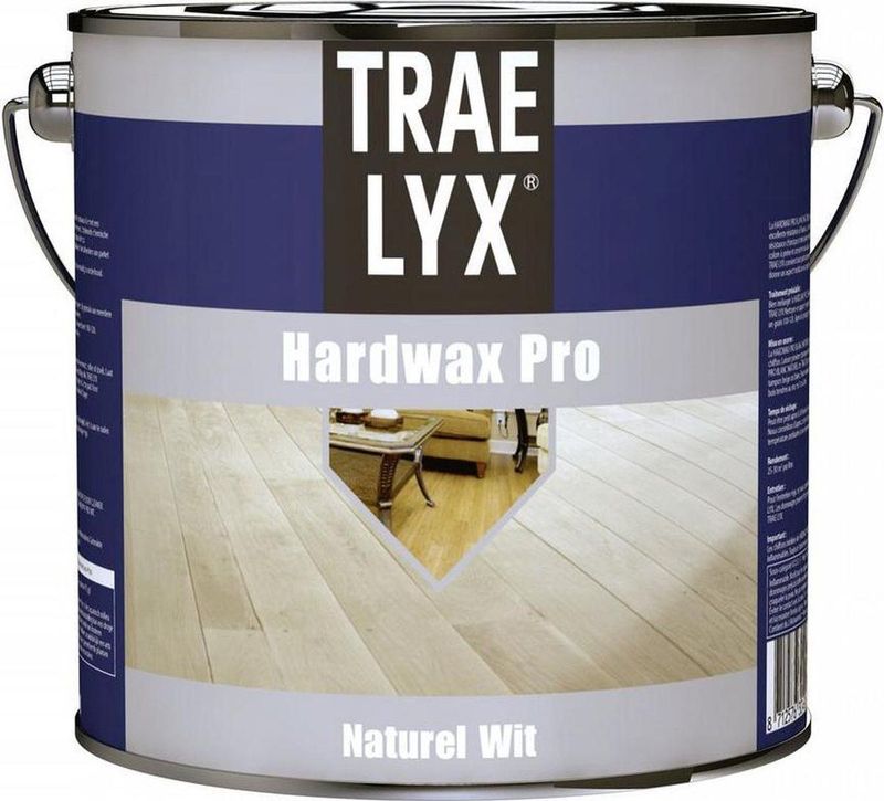 Trae-Lyx - Hardwax Pro Parketolie - Naturel Wit - 2,5 Liter