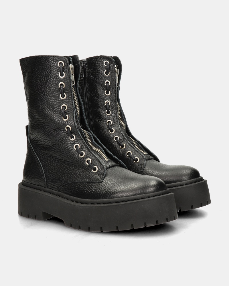 Steve Madden Odilia Bikerboots  - zwart