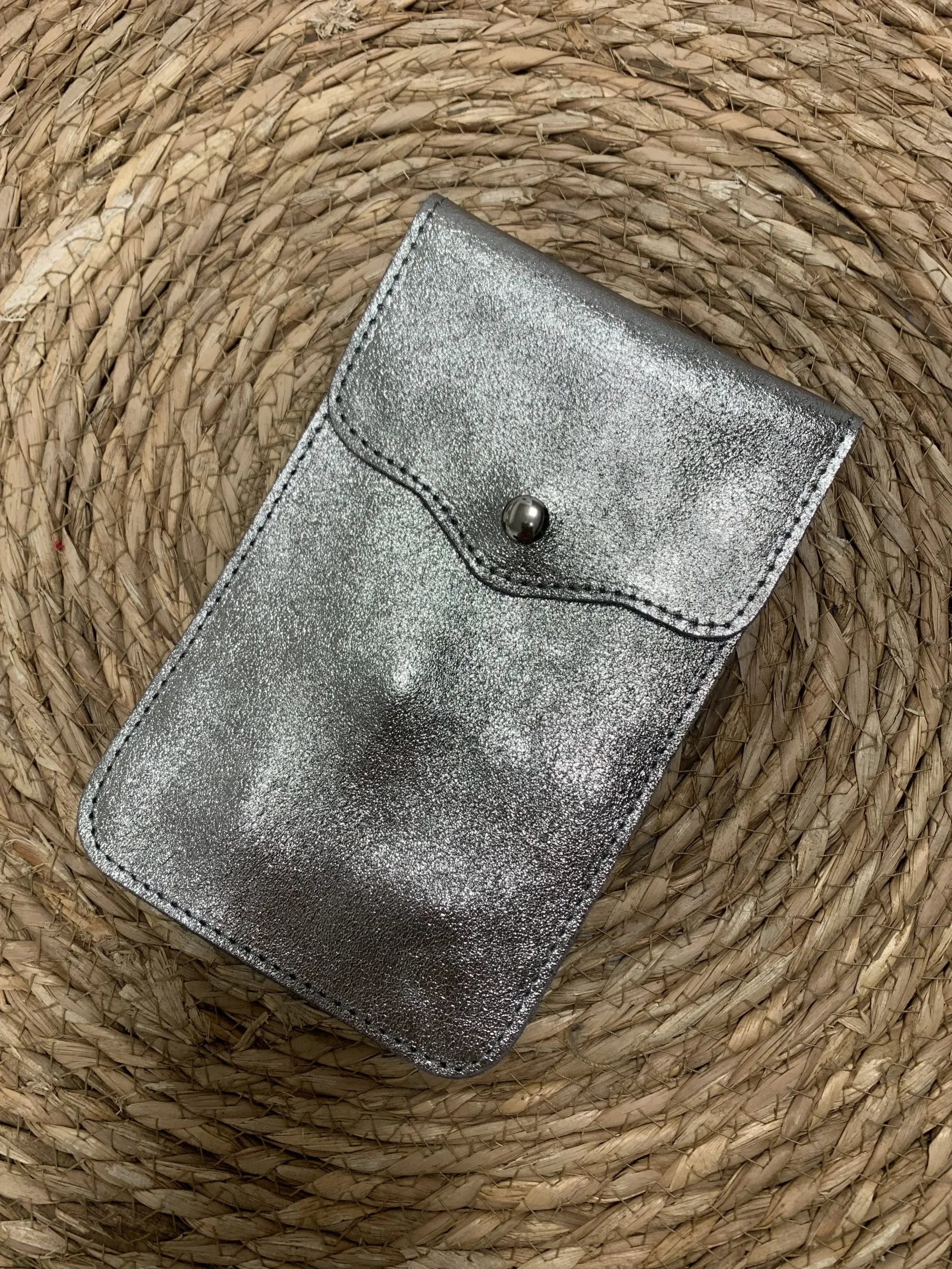 Phone Bag - Nora - Metallic Zilver