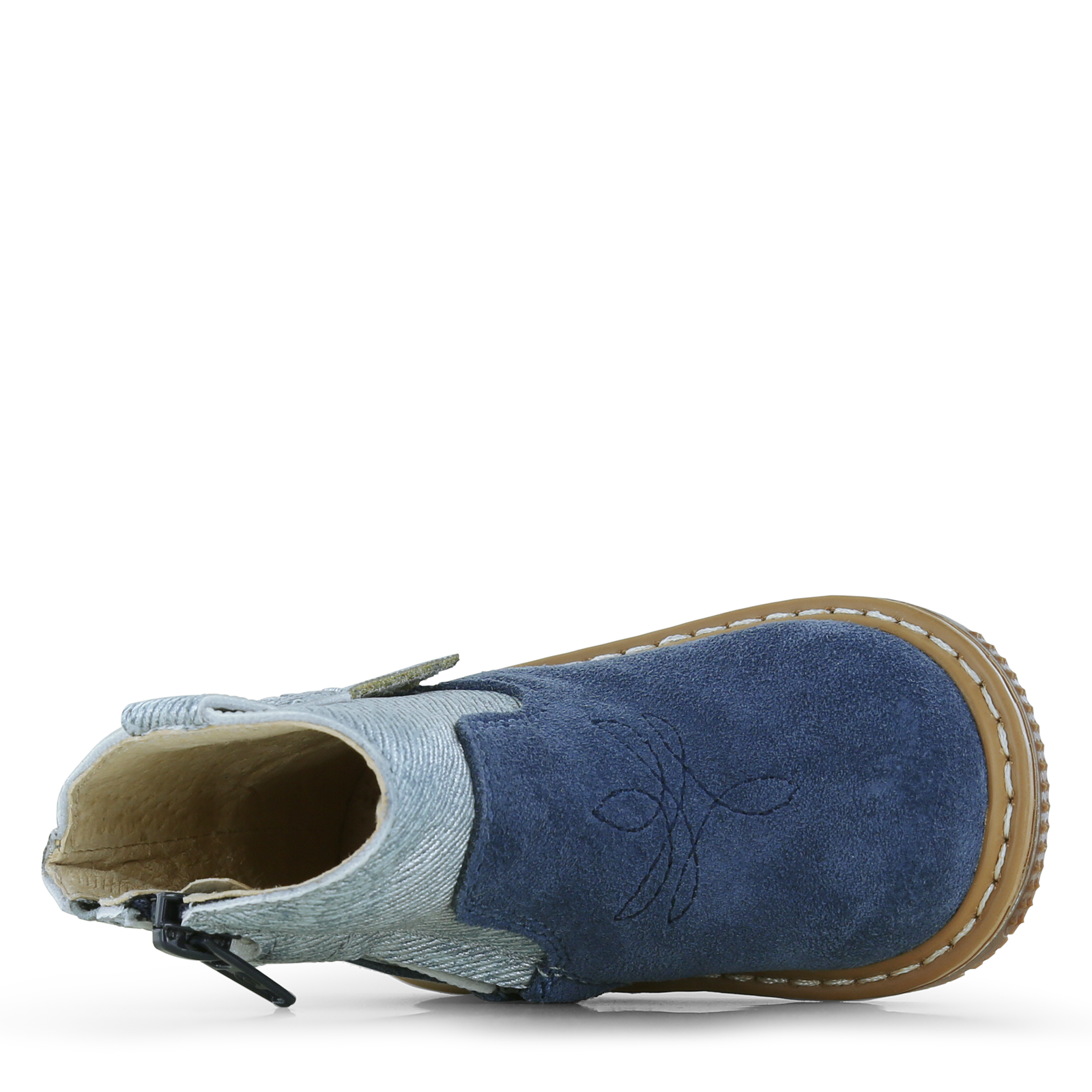 Shoesme blauer Stiefel mit Fransen