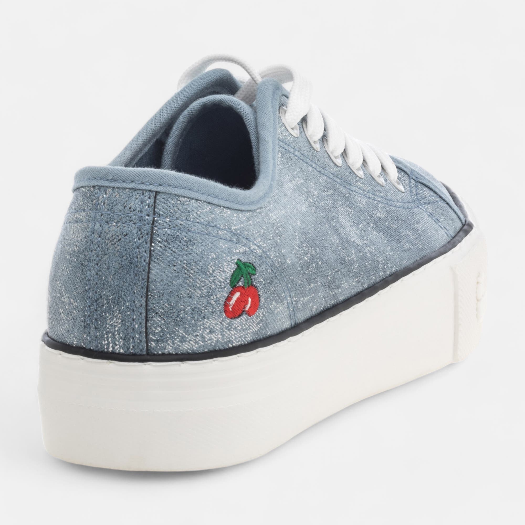 Baskets en toile Femme bleu