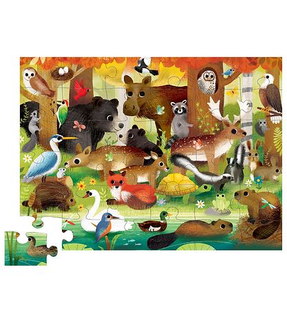 Crocodile Creek Puzzlespiel - 36 Teile - Forest Friends