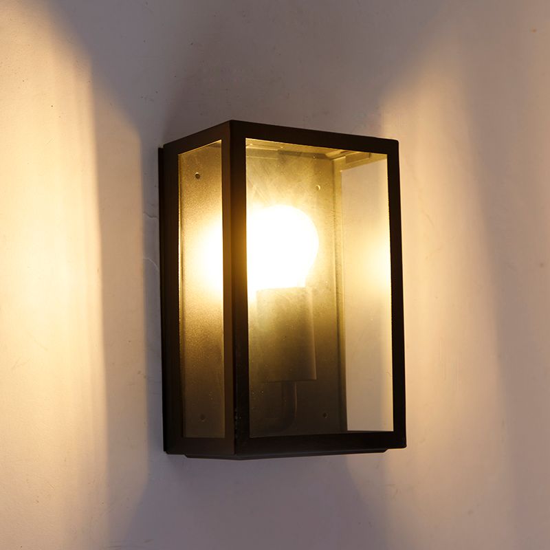 Smart buiten wandlamp zwart 25,5 incl. WiFi A60 IP44 - Rotterdam