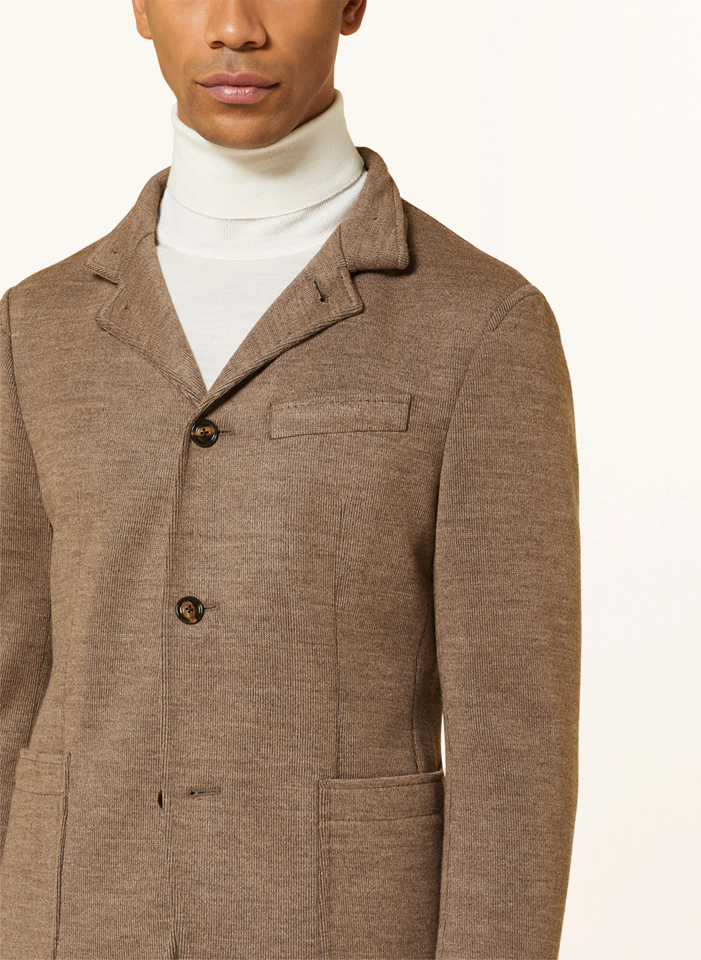 JOOP! Stricksakko HECTAR Slim Fit mit abnehmbarer Blende