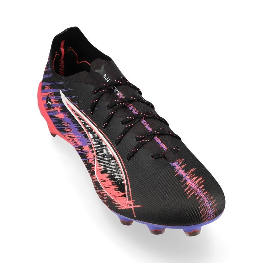 PUMA Ultra 5 Ultimate FG Formula 1 - Noir/Blanc/Crépuscule/Dark Amethyst ÉDITION LIMITÉE
