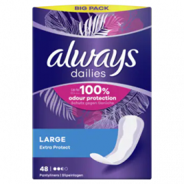 Always Dailies large extra protect inlegkruisjes groot