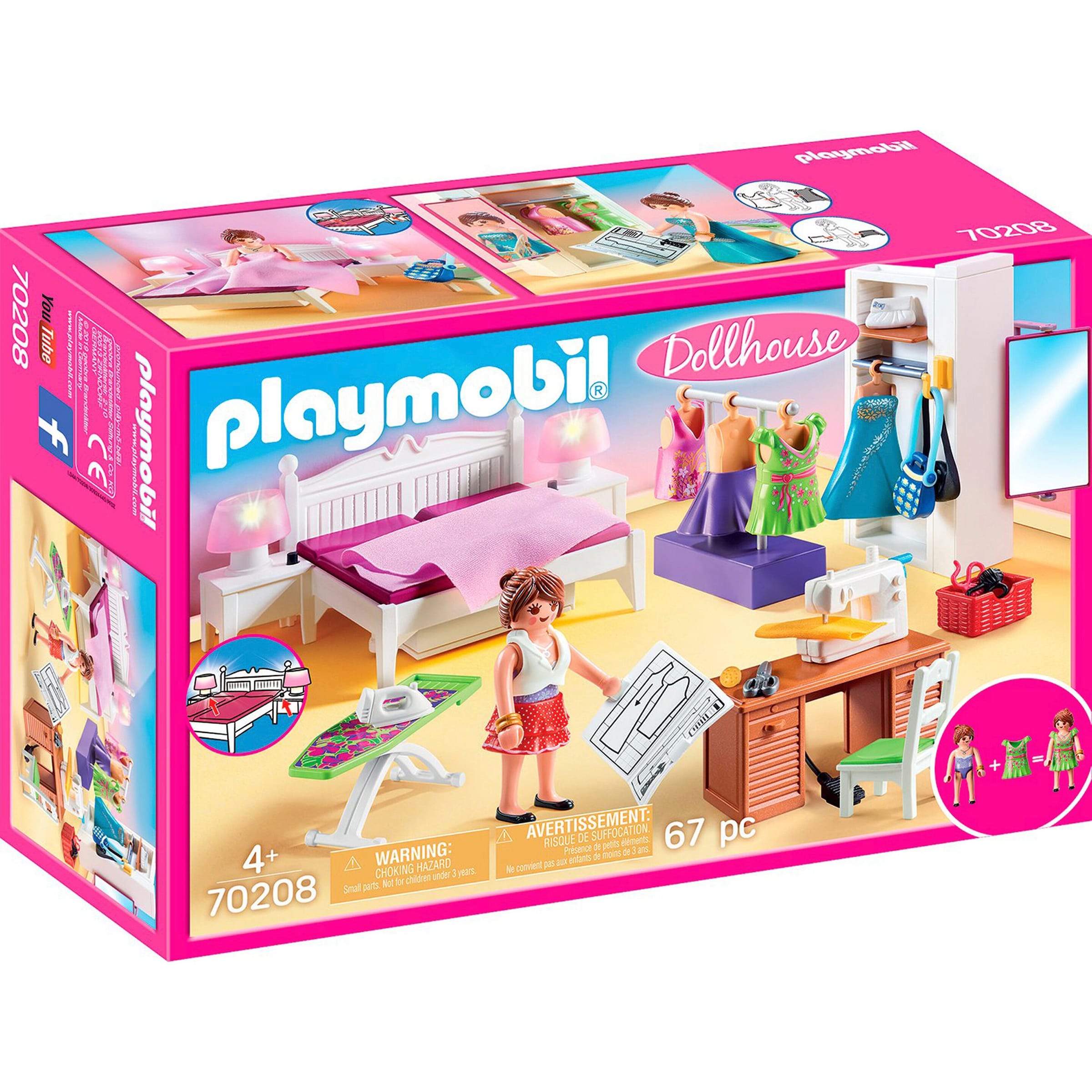 Playmobil® - DOLLHOUSE 70208 Schlafzimmer mit Nähecke
