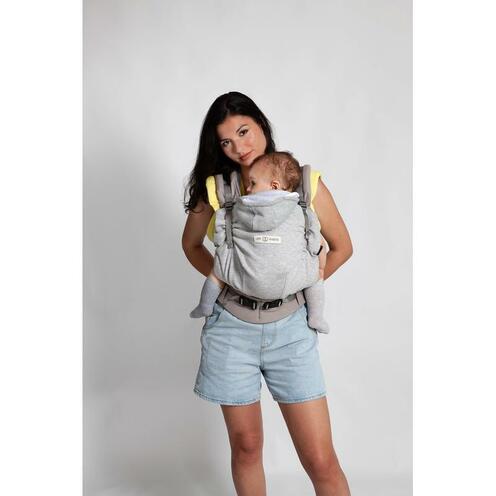 Porte-bébé Hoodie Carrier 2 Gris athlétique - LOVE RADIUS