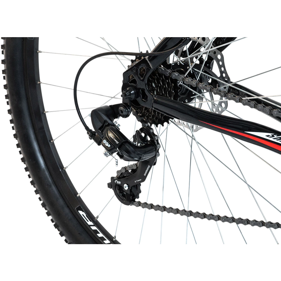 KS Cycling Mountainbike 29 Zoll Sharp schwarz-rot