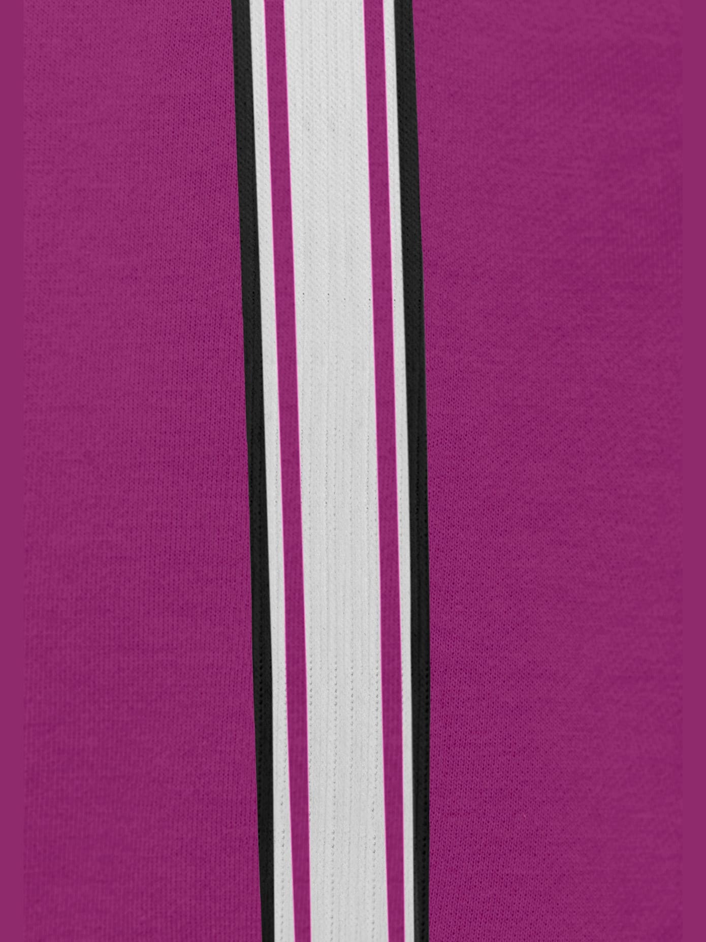 Veste sweat veste à col montant et rayures