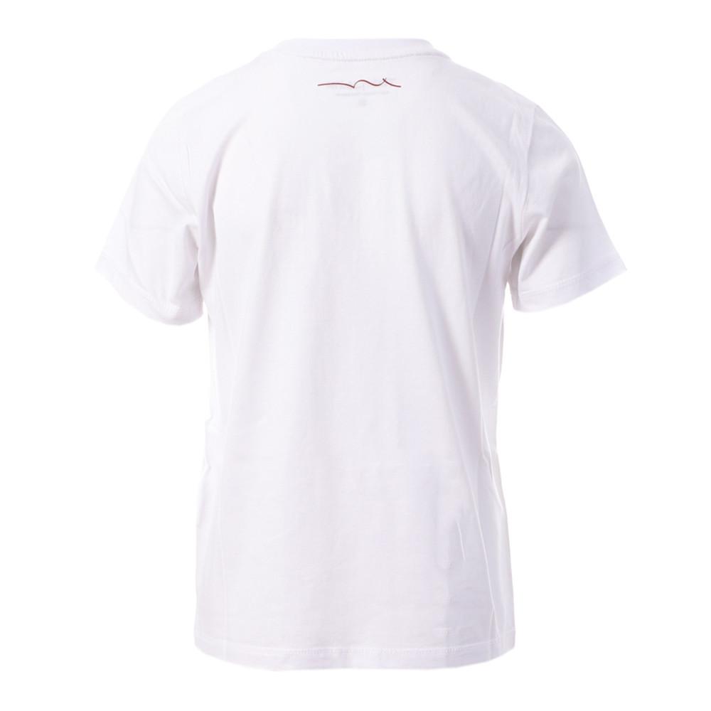 Teddy Smith T-shirt Blanc/Logo Garçon Teddy Smith Evan