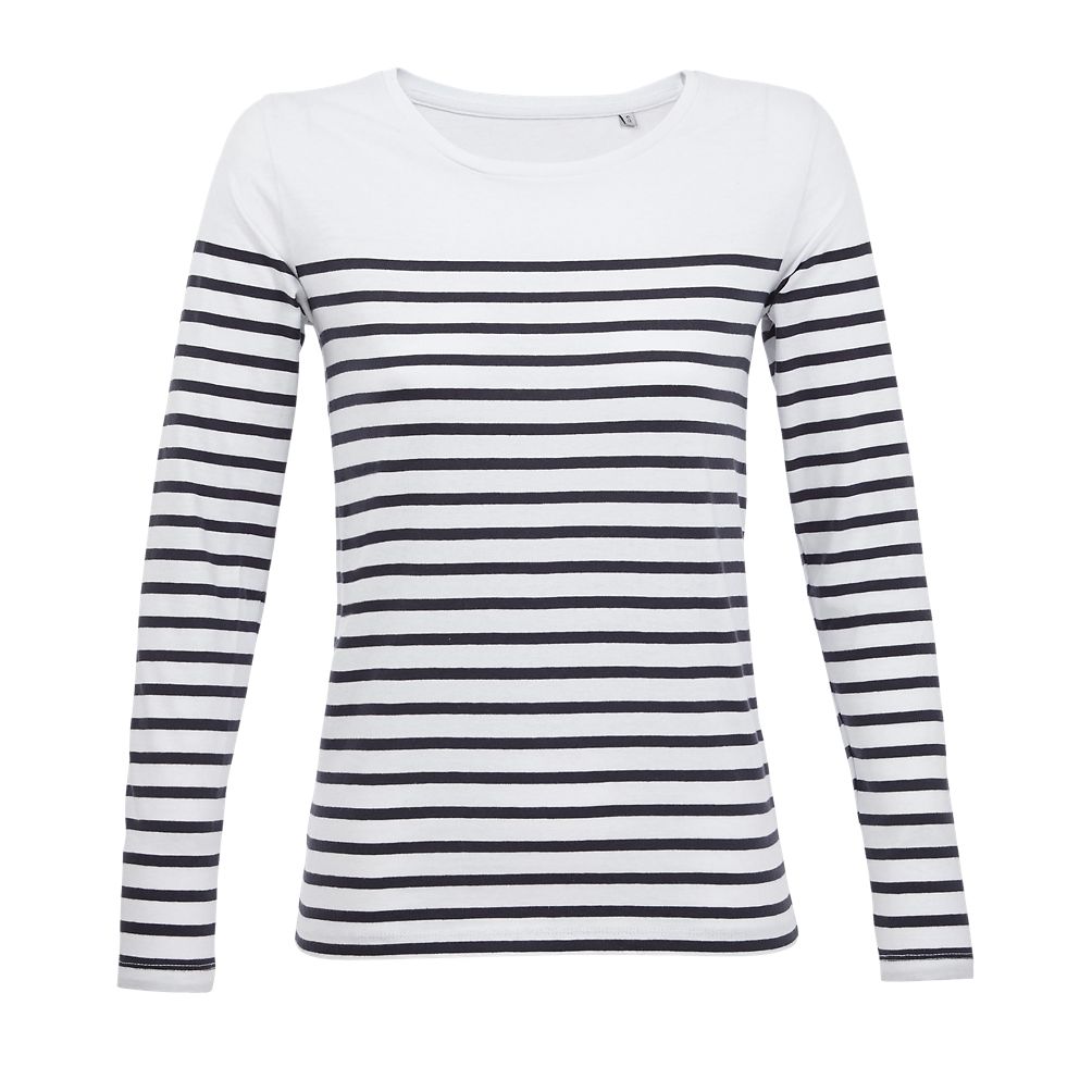 SOL'S 03100 - Matelot Lsl Women Tee Shirt Femme Manches Longues Rayé