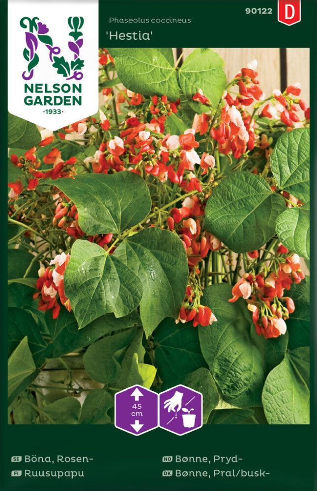 BLOMSTERFRØ NELSON GARDEN PRYDBØNNE HESTIA