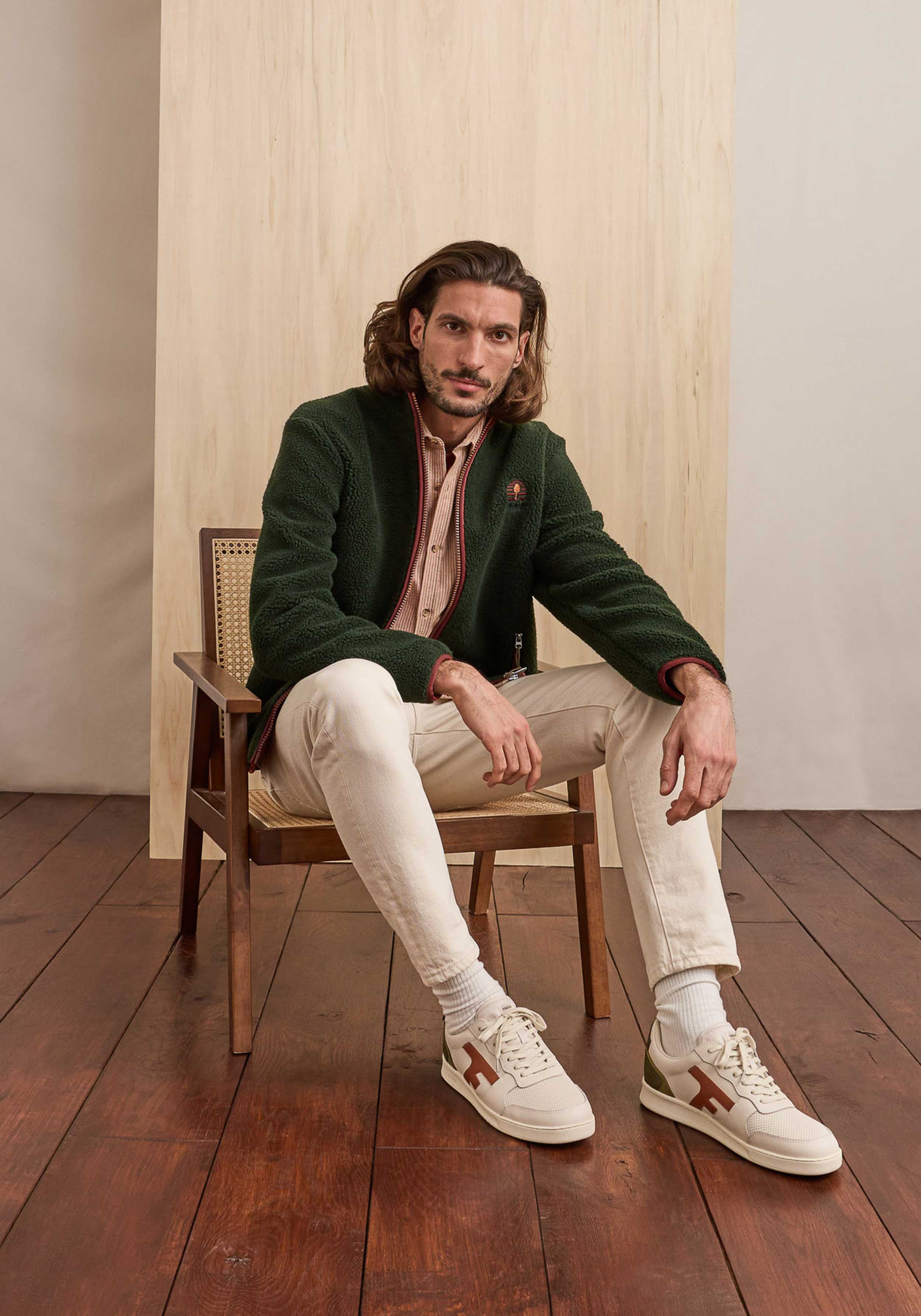 Faguo Fleecejacke Senonche Polar Knit Dark Green