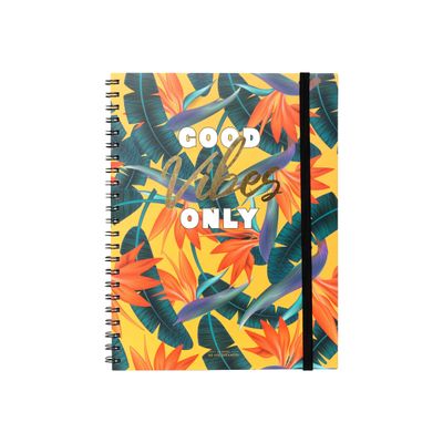 Legami - Carnet notebook 3-en-1 - A4 maxi - tropical vibes