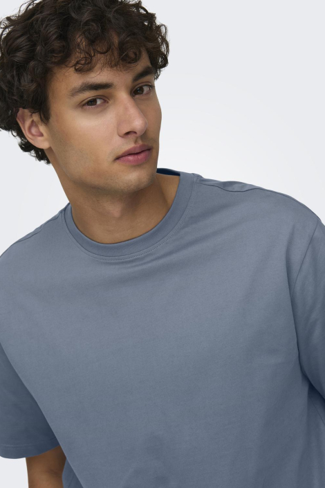 Only & Sons blauwe heren t-shirt
