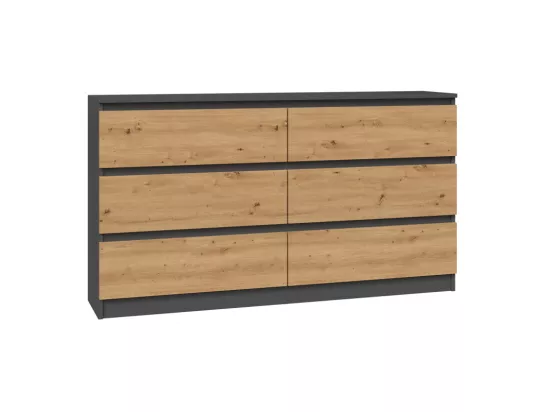 Commode Malwa M6/140 ANTHRACITE ARTISAN