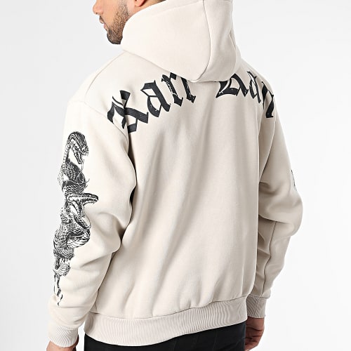 Sweat Capuche Woven Signature 6028363 Beige