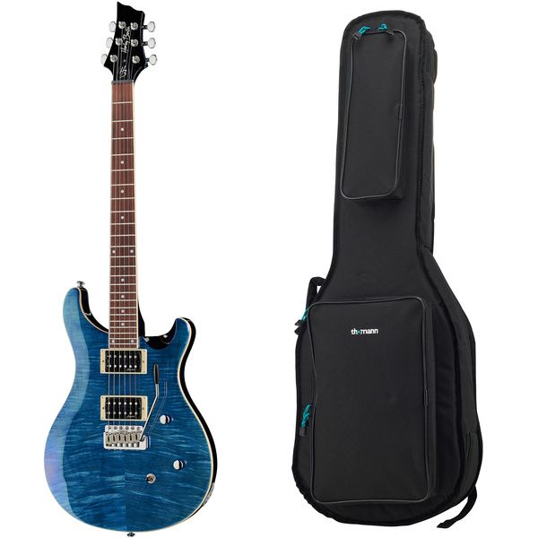 Harley Benton CST-24T Ocean Flame Bundle