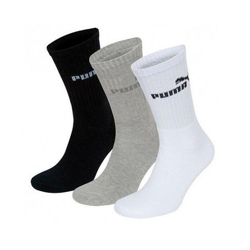 Puma x3 Paires de Chaussettes Noires/Grises/Blanches Puma 7308325