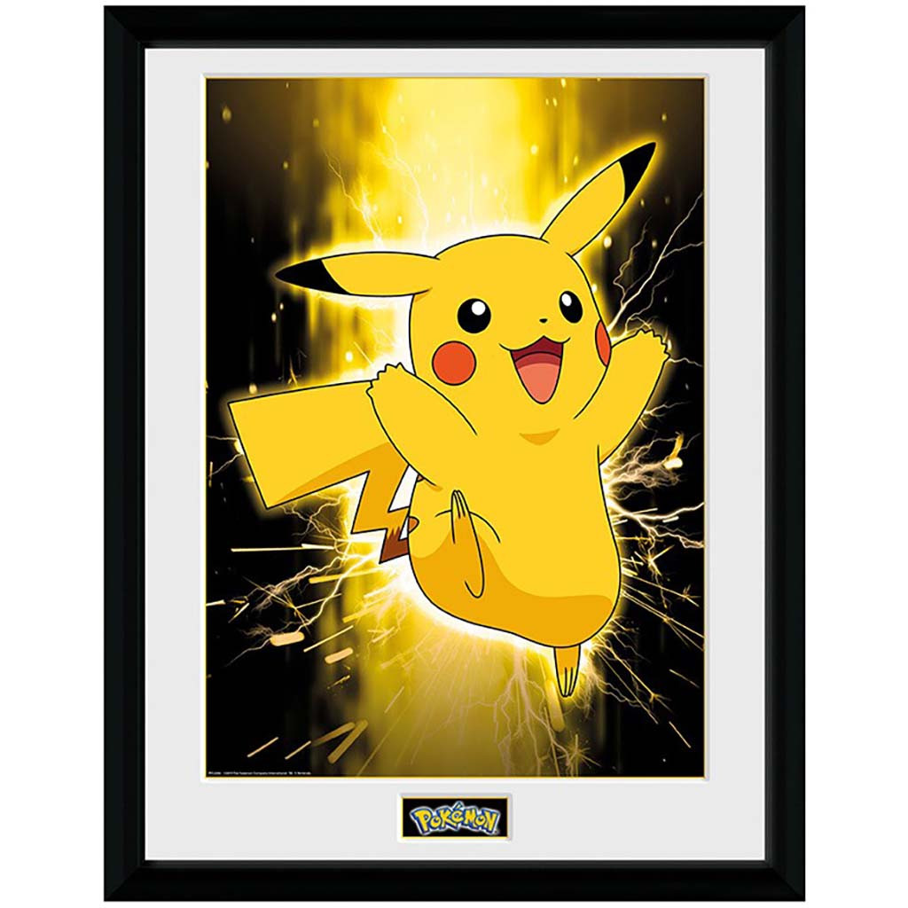 Pokémon - Poster Encadré Pikachu