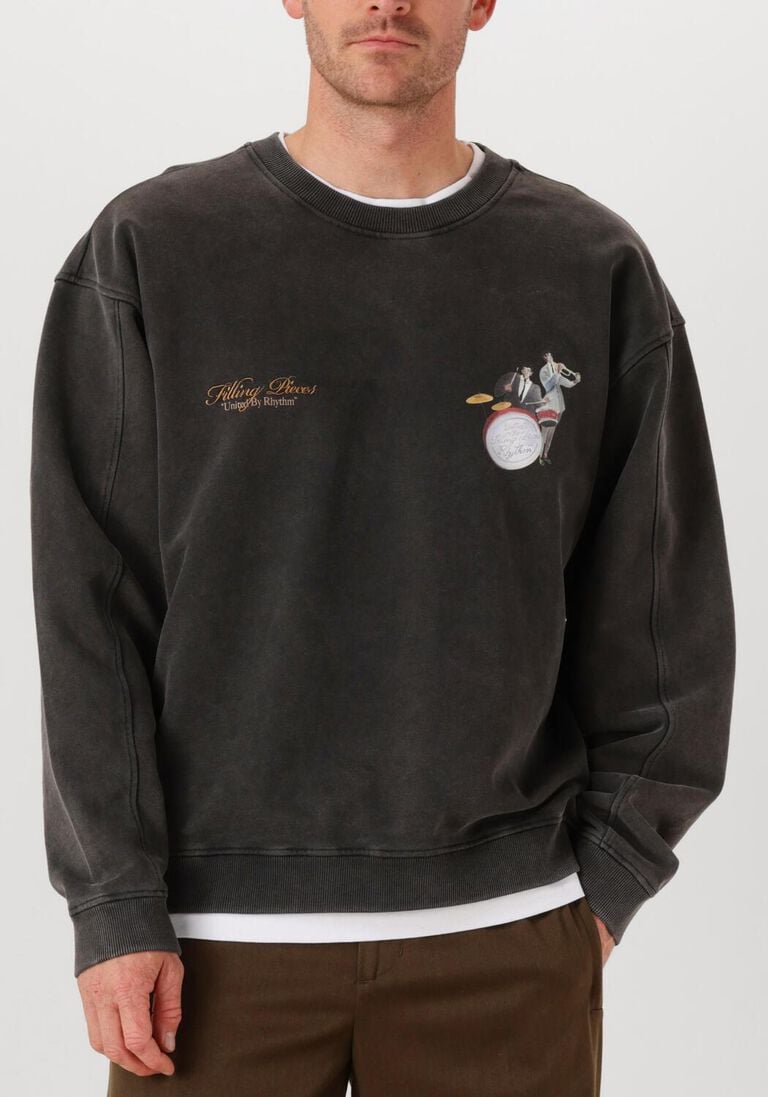 grijze filling pieces sweater sweatshirt band