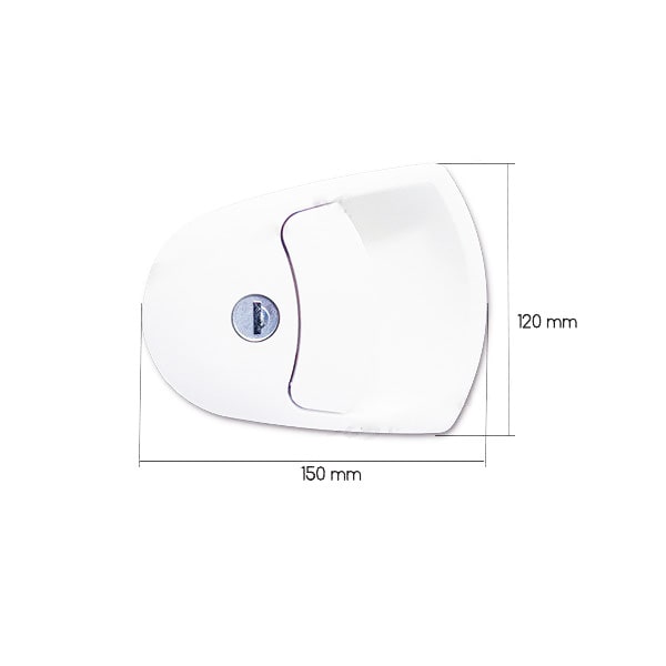Serrure FAP 1125 blanche