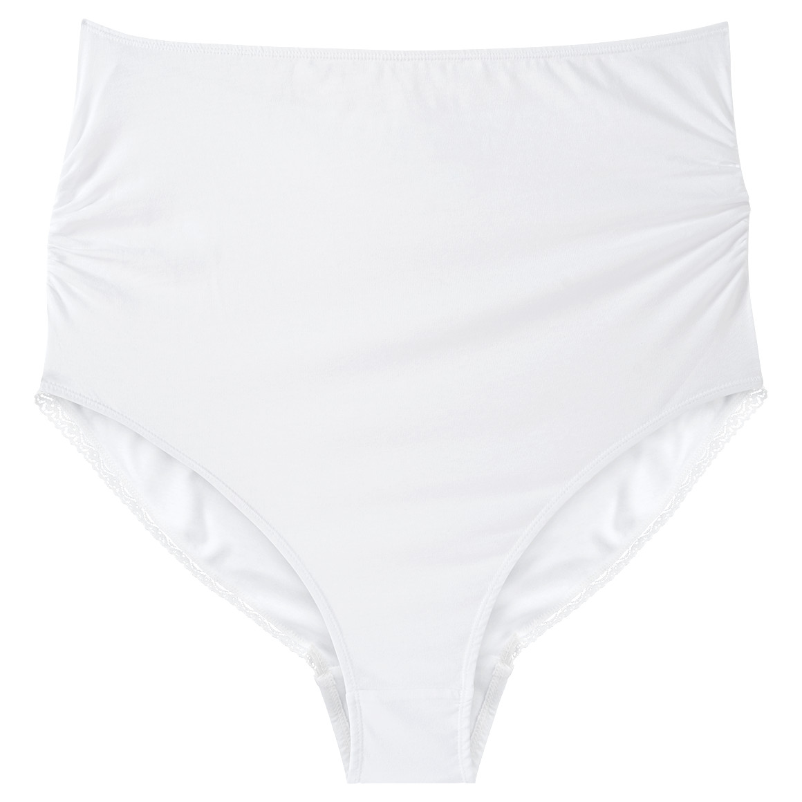 Gina Mama 2 Damen Umstands-Slips mit Spitze weiss / schwarz