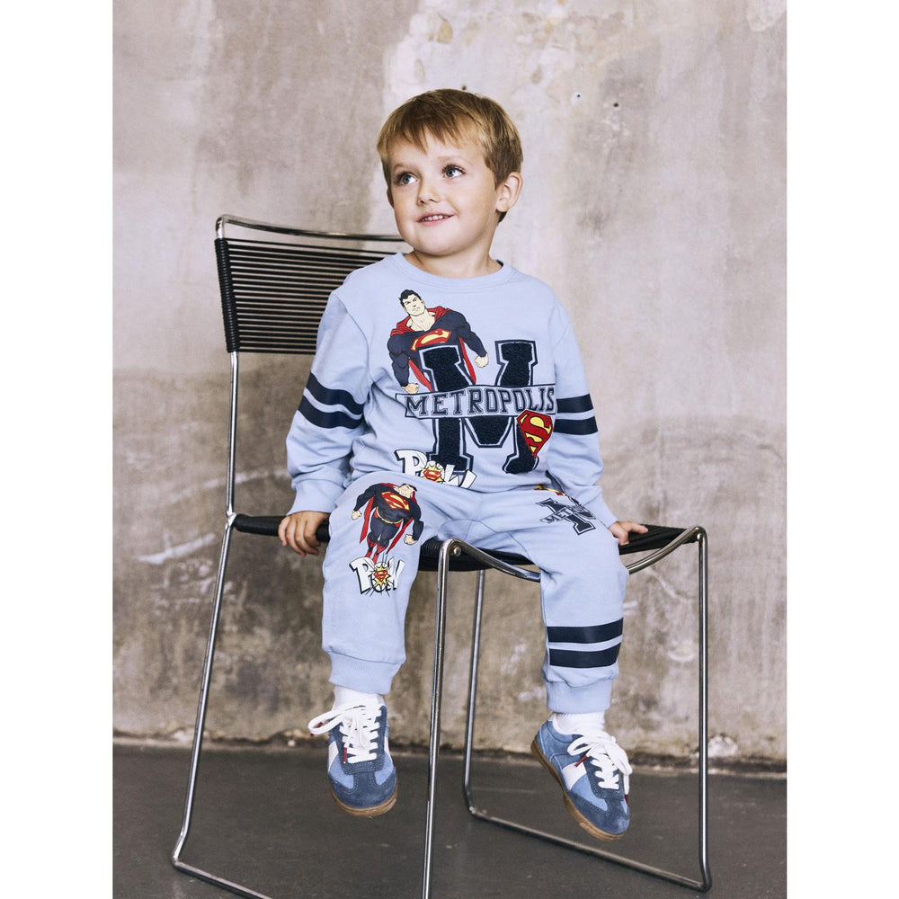 Køb Name It Dusty Blue Nmmjasp Superman Nreg Sweat Unb Wab