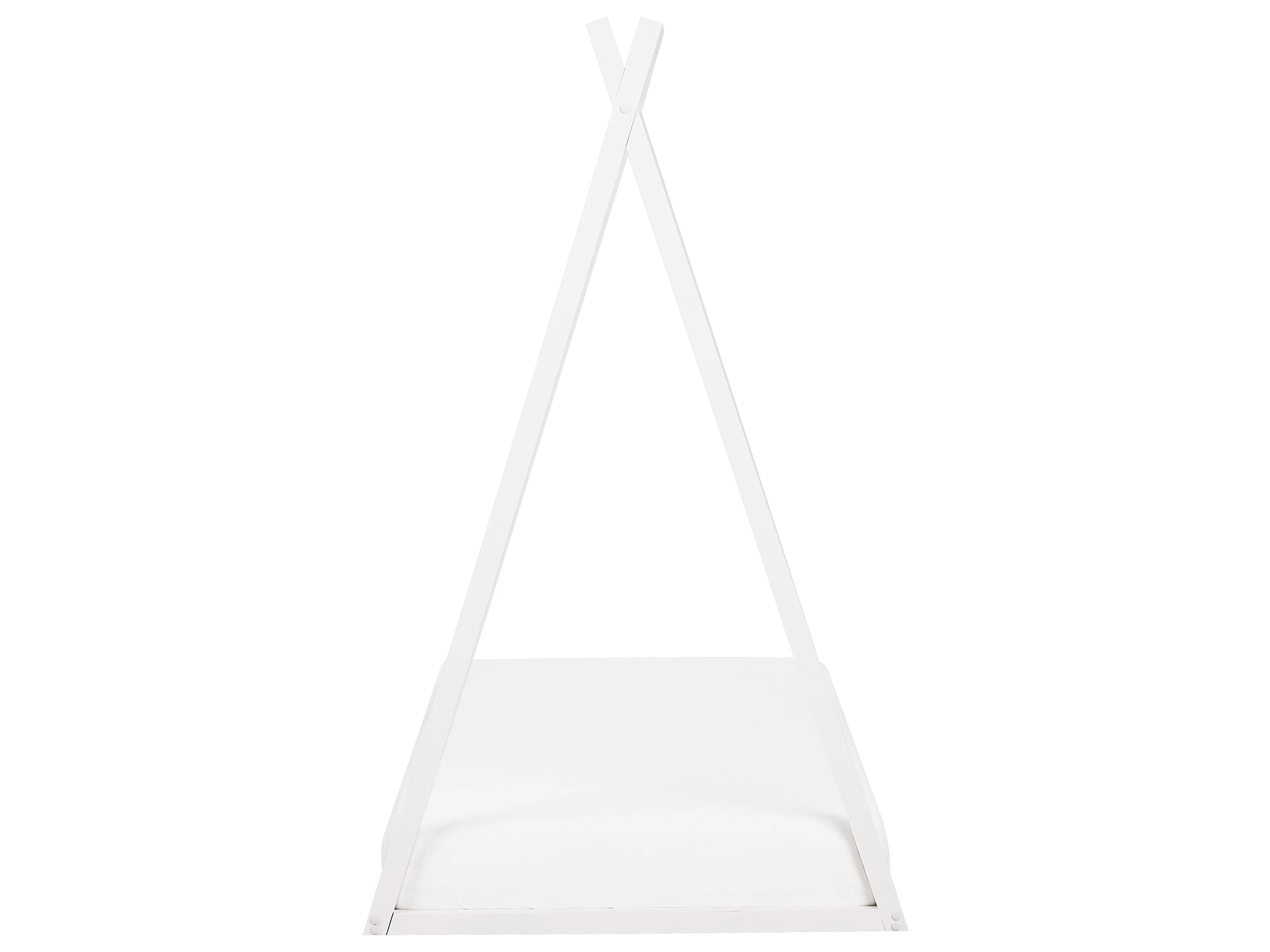 Kinderbed Tent Dennenhout SAURAT 90 x 200 cm Wit