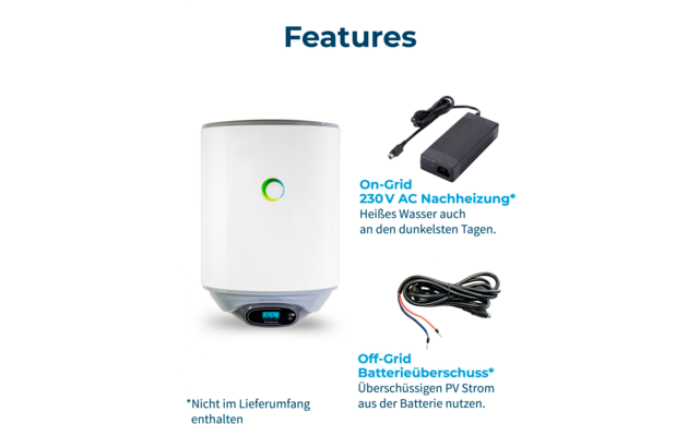 Fothermo photovoltaischer Boiler 550 W