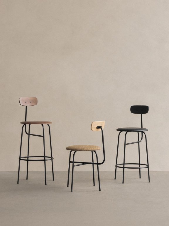 Audo Copenhagen Afteroom Counter barkruk H92 leder Dunes Cognac 21000