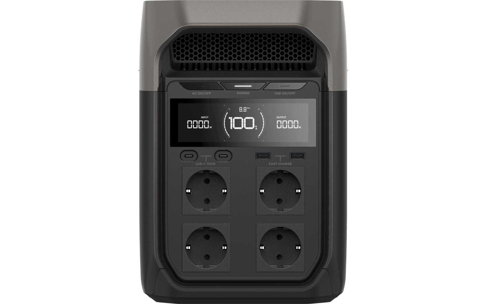 EcoFlow Tragbare Powerstation Delta 3 mit 1800 W / 1024 Wh