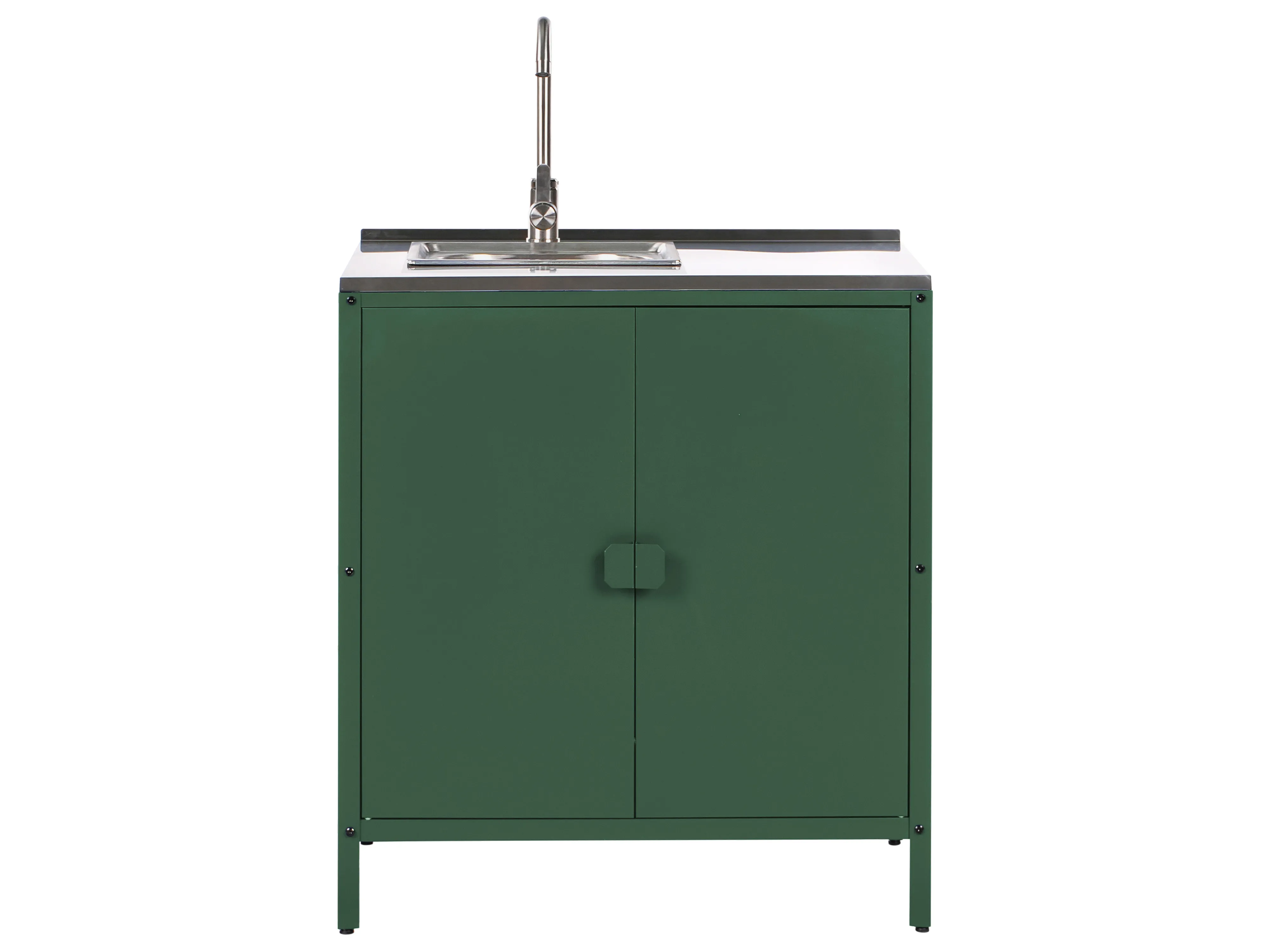 Tuin keukenset 2-delig met spoelbak VILAMA Metaal Groen