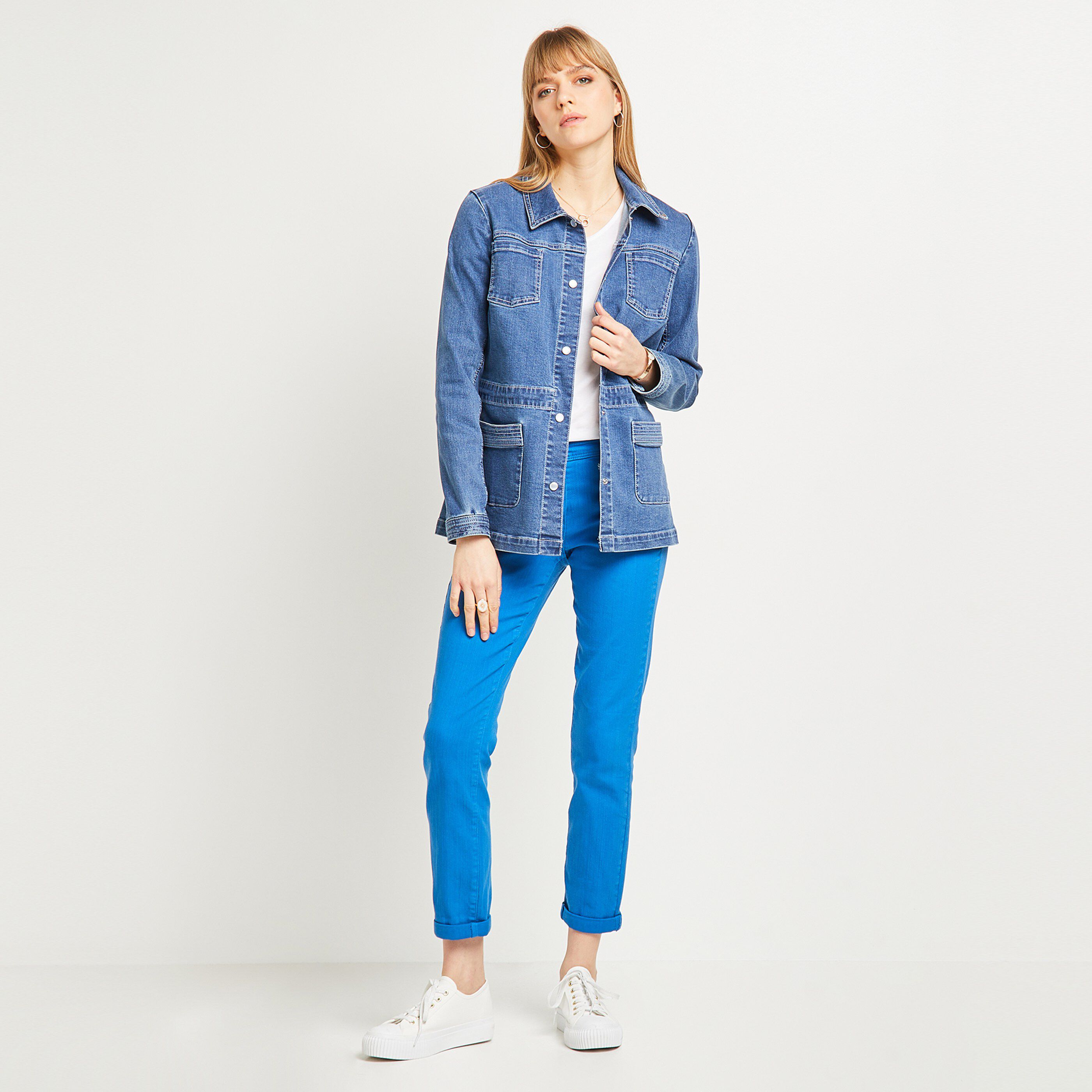 Jean 7/8 CANCUN femme - BLEU
