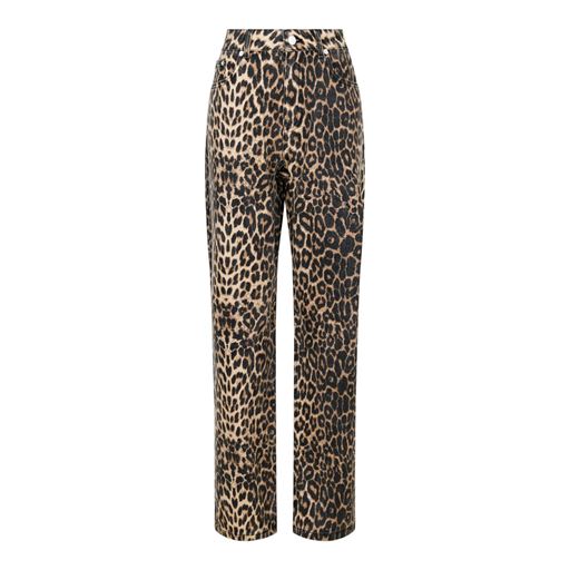 Neo Noir Simona Leopard Bukser, Leopard, 38