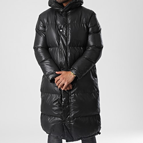 Doudoune Longue A Capuche VS-J11 Noir