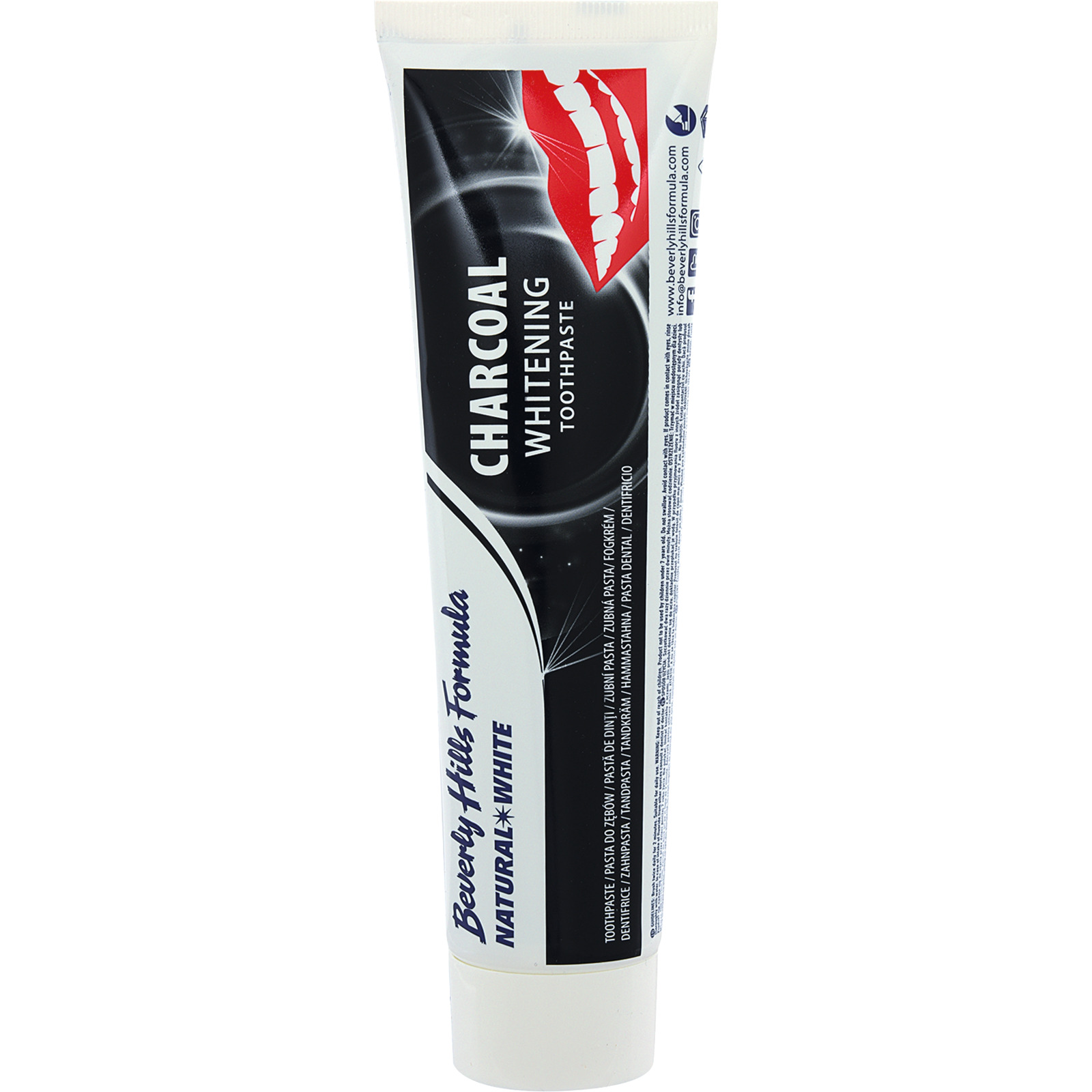 Beverly Hills Formula Natural White Zahnpasta Charcoal Whitening 100 ml