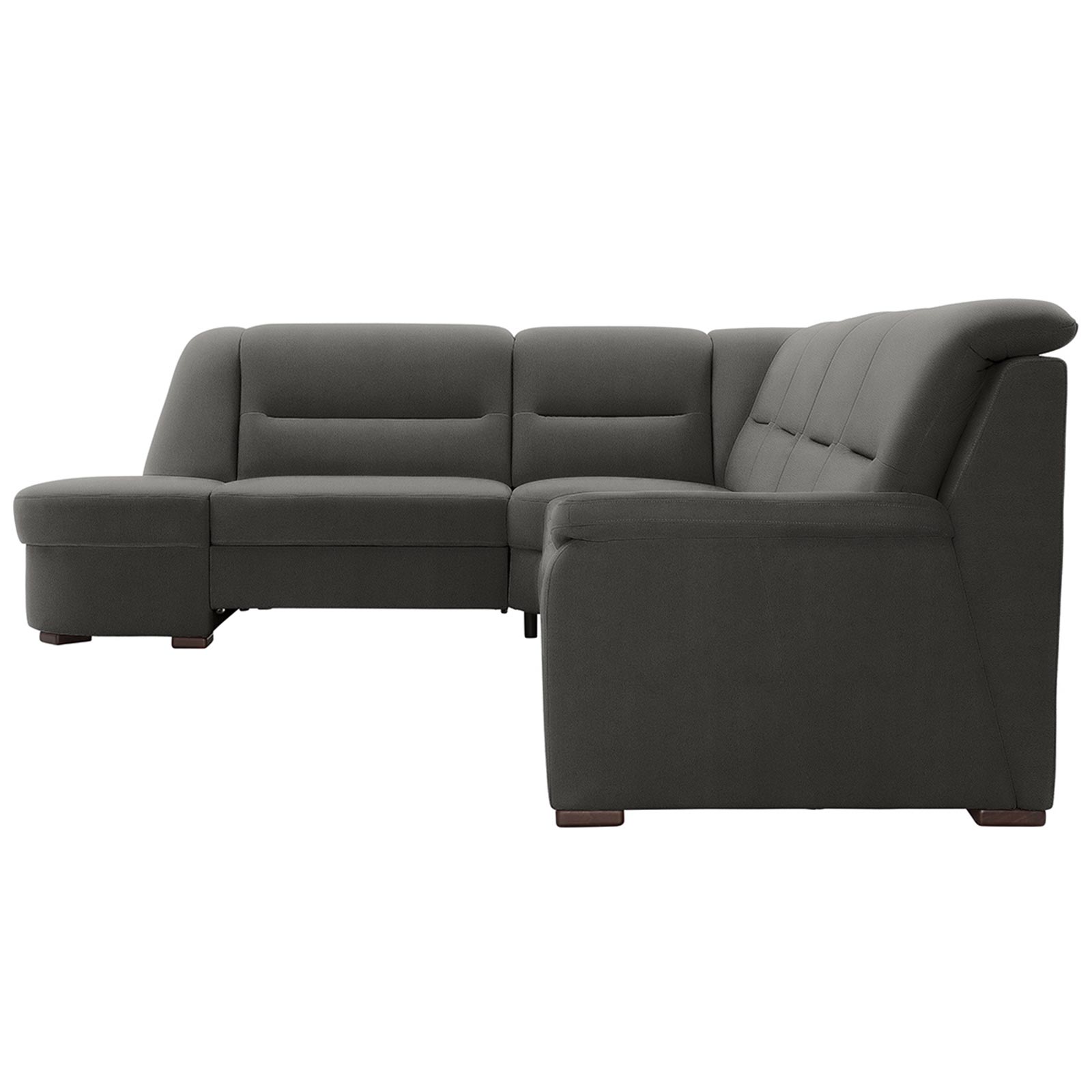 polsterpower Ecksofa - Holiday steel - Basismodell - Ottomane links