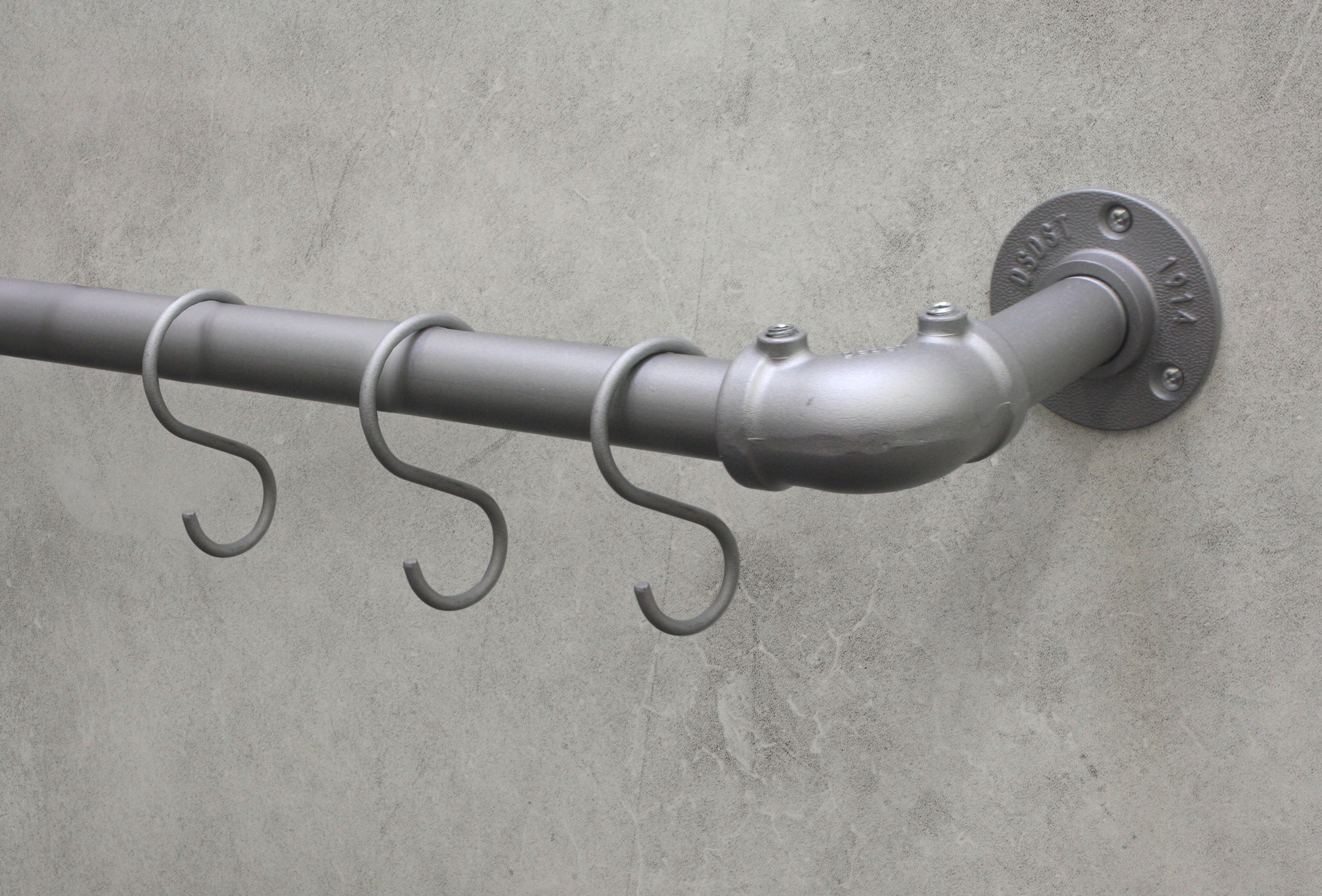 GARDINIA Gardinenhaken »S-Haken« Serie Gardinenstange Industrial Home
