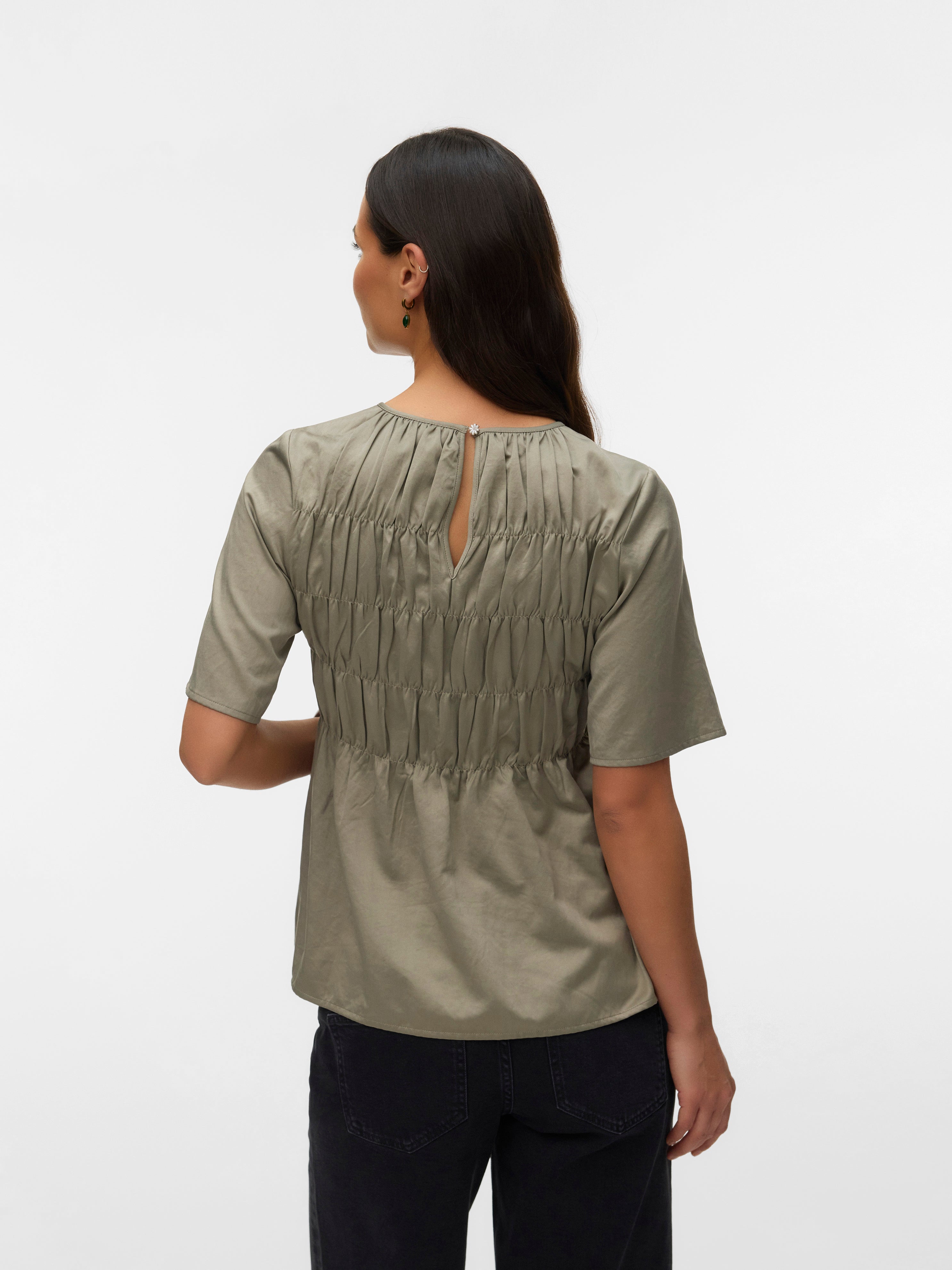 Regular fit O-hals Top