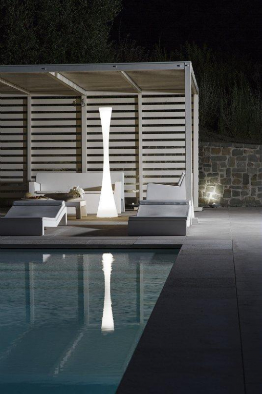 Martinelli Luce Biconica Pol vloerlamp LED outdoor