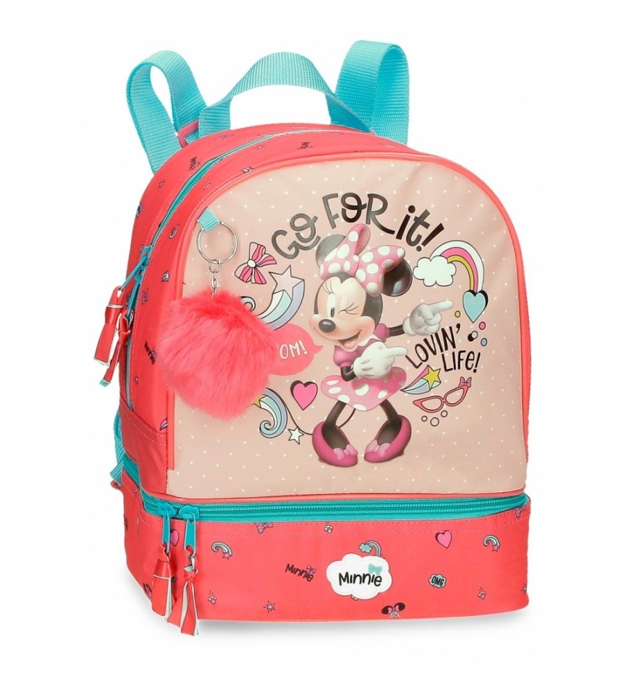 Mochila Joumma Bags Minnie Lovin Life 28cm rosa