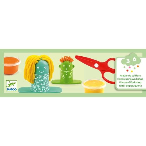 Djeco boetseerklei kapsalon