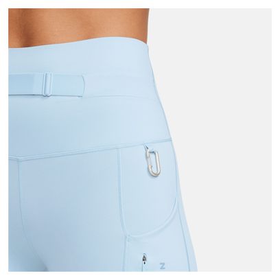 Collant 7/8 Femme Nike Dri-Fit Go Trail Bleu
