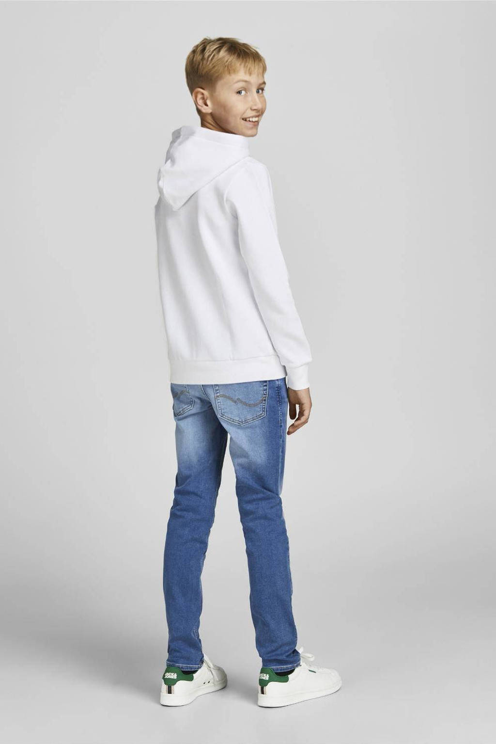 JACK & JONES hoodie JJECORP met logo wit