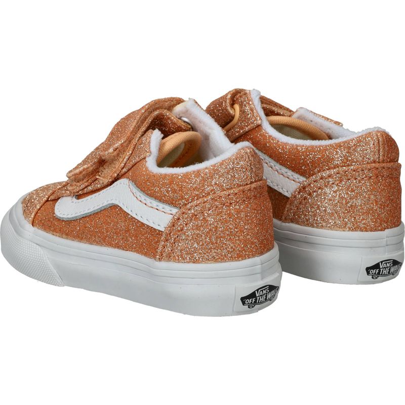 Vans Old Skool V Glitter Sneakers Roze Meisjes