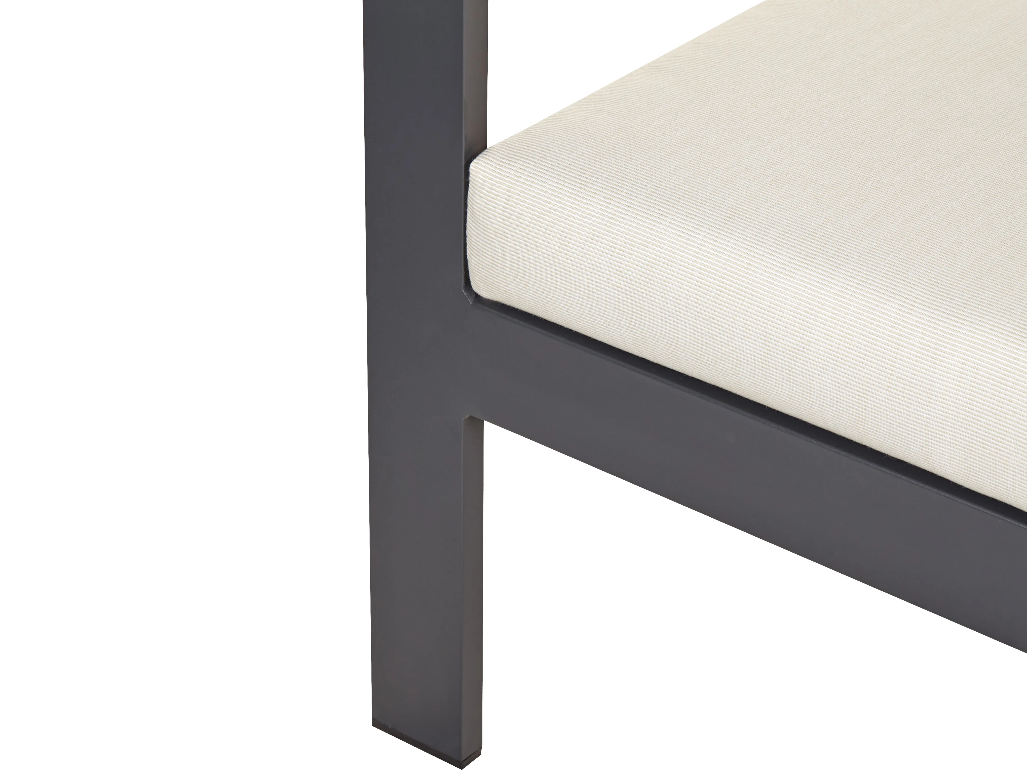 Tuin hoekloungeset met tafel 5-zits MESSINA linkszijdig Metaal Beige