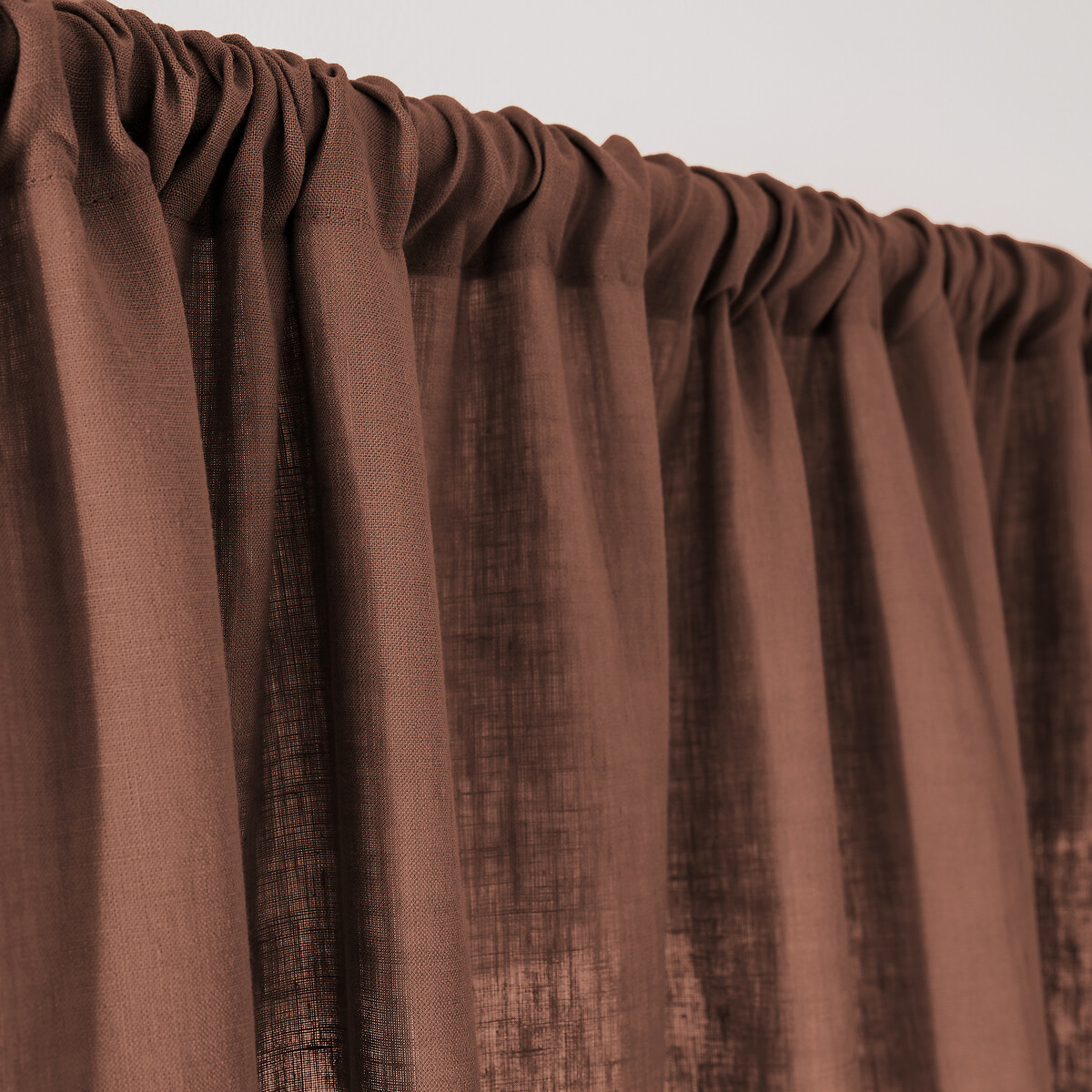 LA REDOUTE INTERIEURS<br>Painel de cortina em linho lavado, Onega